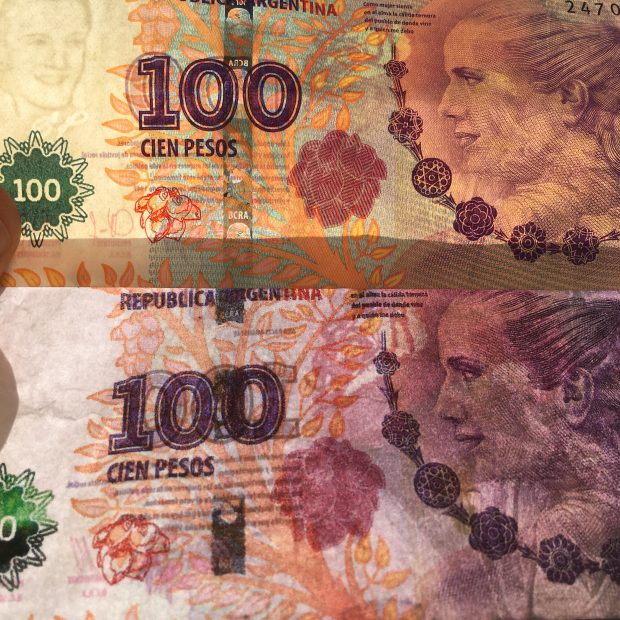 Counterfeit money in Argentina