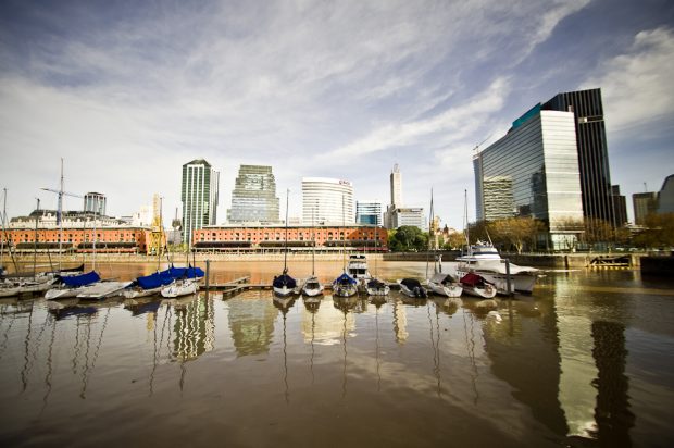 Port area in Puerto Madero, Buenos Aires