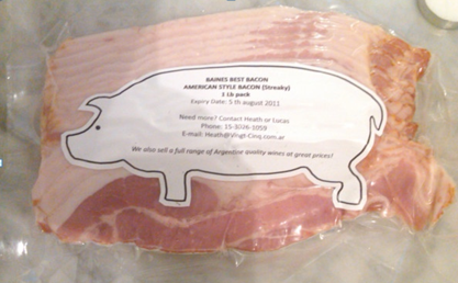 Delicious bacon in buenos aires