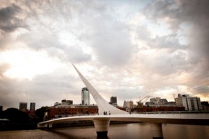Puente mujer, bridge, puerto madero sightseeing in buenos aires