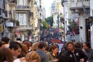 San Telmo fair markets in argentina
