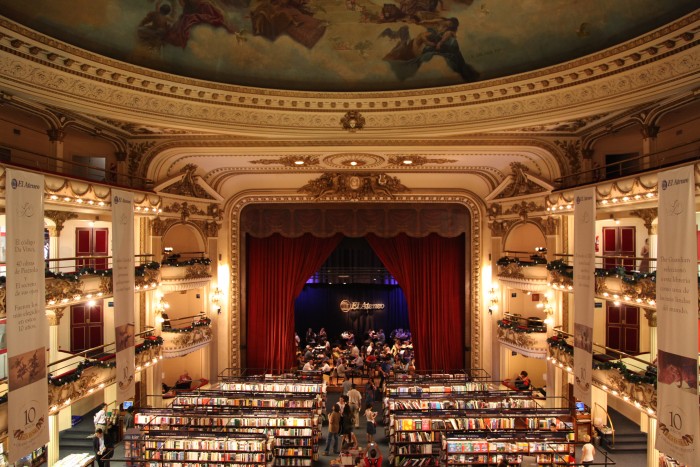 El Ateneo bookstore interior