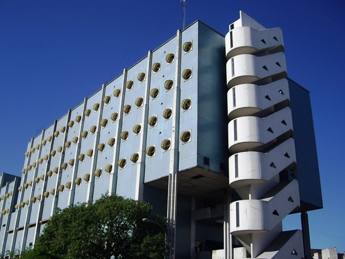 Exterior of Palacio de Aguas Corrientes' architecture 