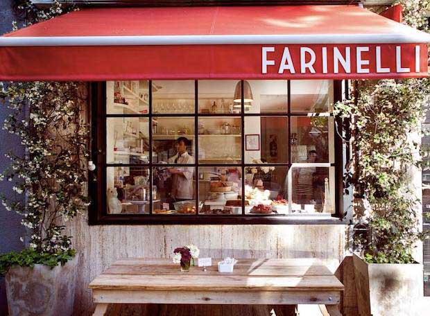 Exterior of Farinelli restaurant in Buenos Aires, Centro