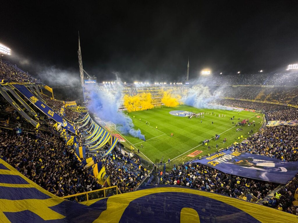 Boca juniors stadium pregame craziness