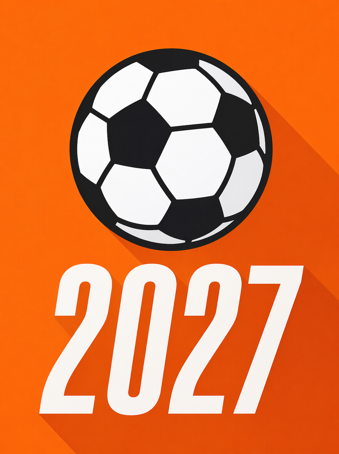 Soccer ball 2027 symbol for Argentina Primera league fixture