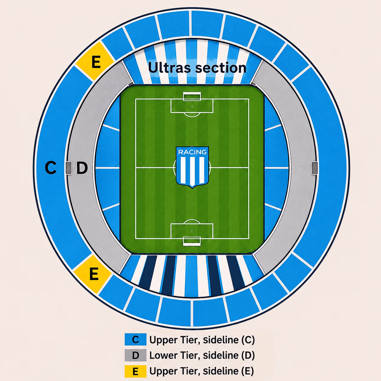 August 23, 2026: Racing Club vs Boca Juniors, 9:30 pm